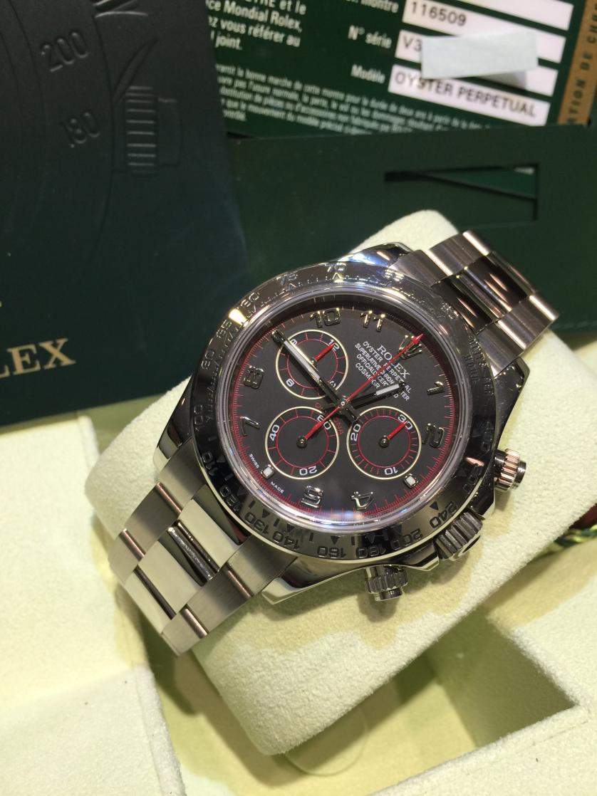 Rolex Daytona Replica Watches With Red Second Hand