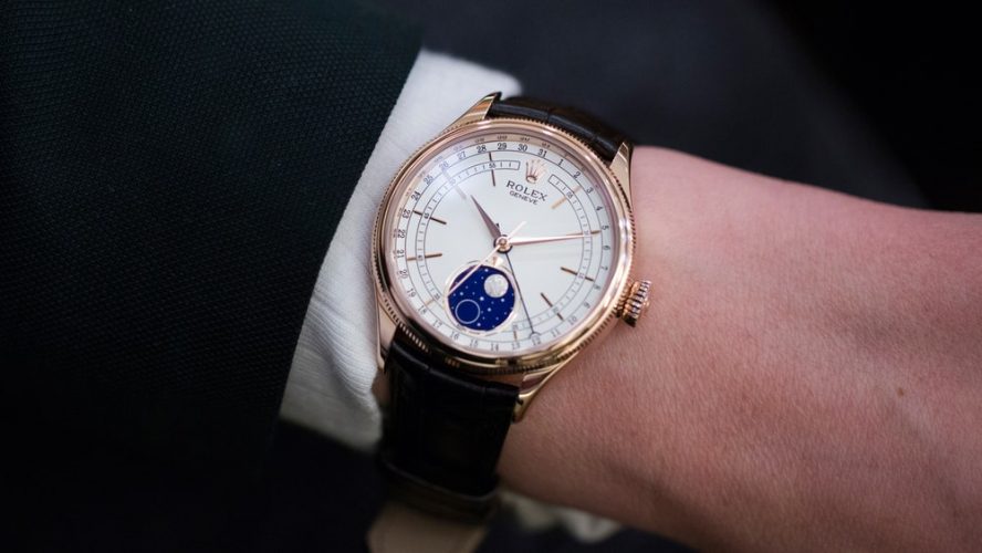 Rolex Cellini Moonphase - A Beautiful Leather Strap Rolex Replica Watches UK