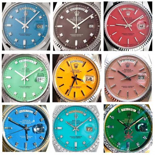 Do You Like These Colorful And Charming UK Replica Rolex Day-Date Watches?