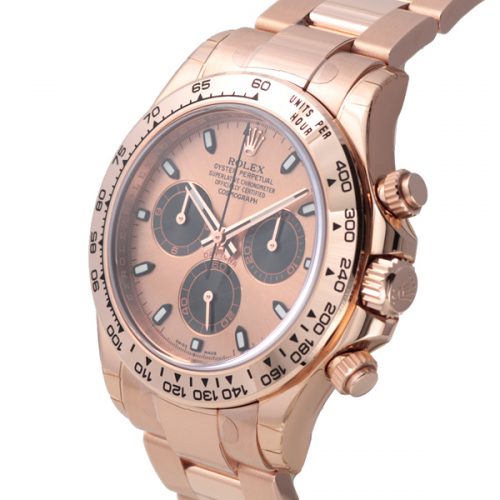 Rolex Cosmograph Daytona 116505 Fake Watches UK With Pink And Black Dials For Young Ladies