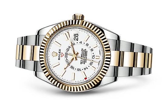 Rolex Sky-Dweller 326933 Fake Cheap Watches UK With White Dials Of Good Quality