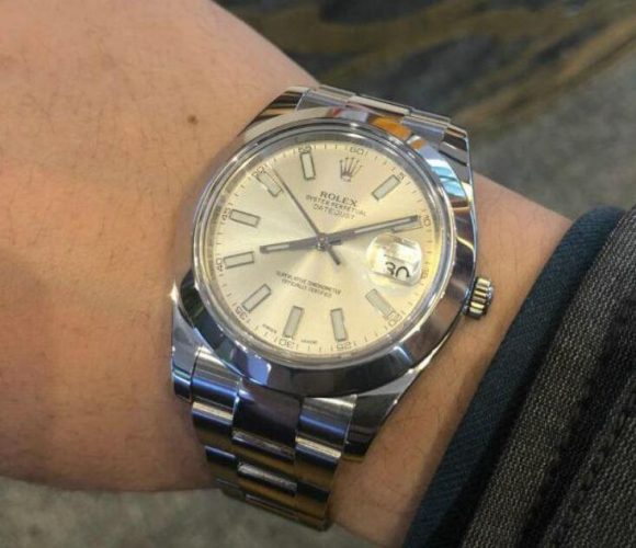 My First Wristwatch - Understated Rolex Datejust Replica Watch UK With Silver Dial
