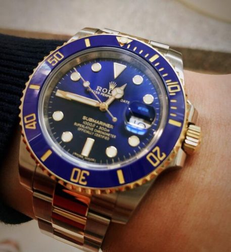 Luxury Rolex Replica Watches UK With Blue Dials For Stylish Men