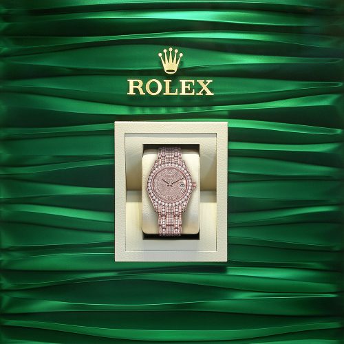 Can Male Wear This Diamond Watch Fake Rolex Pearlmaster 86405RBR UK?