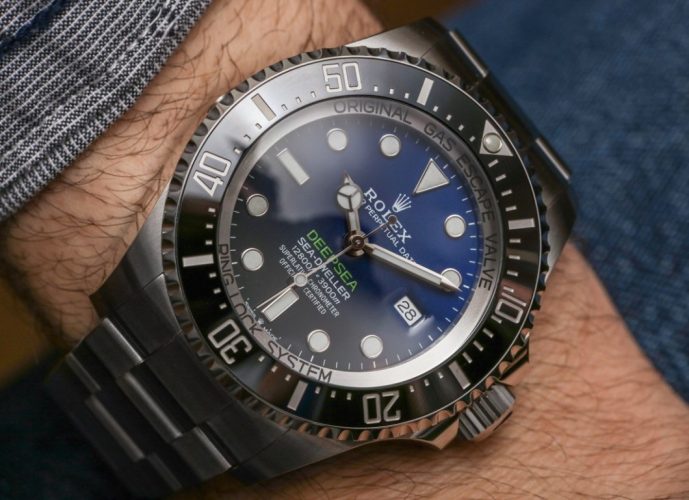D-blue Dials Replica Rolex Sea-Dweller 126660 Watches UK For Divers