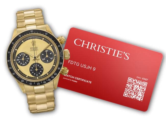 Christie’s pilots blockchain protection with sale of $5 million best fake Rolex Daytona