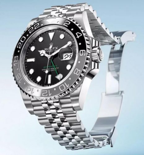 UK Cheap Replica Rolex GMT-Master II Grey-Black Watches For Sale